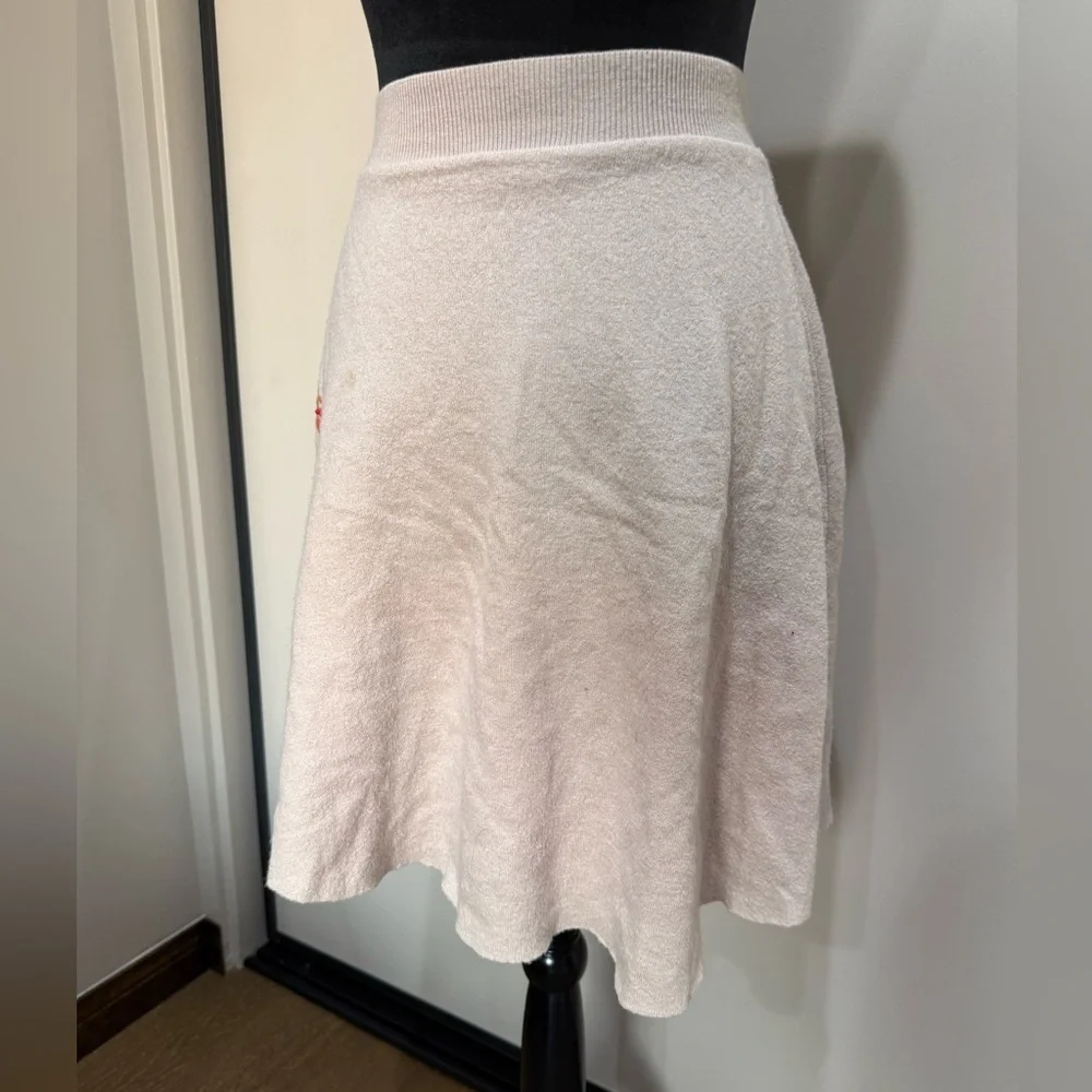 Anthropologie Cozy Sleeping on Snow Sakura Sweater Skirt - Picture 2 of 6